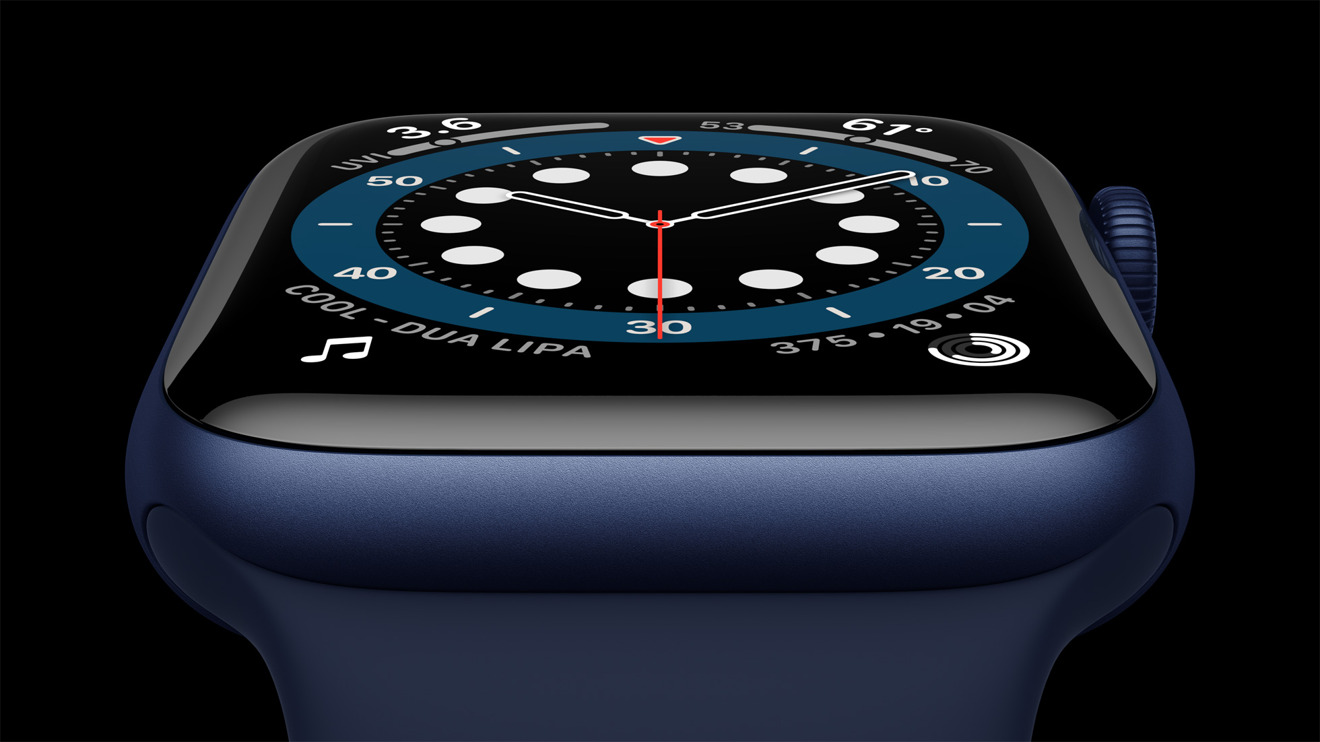 The Apple Watch Series 6 keeps the always-on display. The Apple Watch SE doesn't have it. 