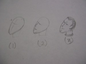 3step face draw