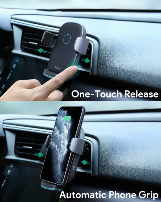 AUKEY wireless car charger 1