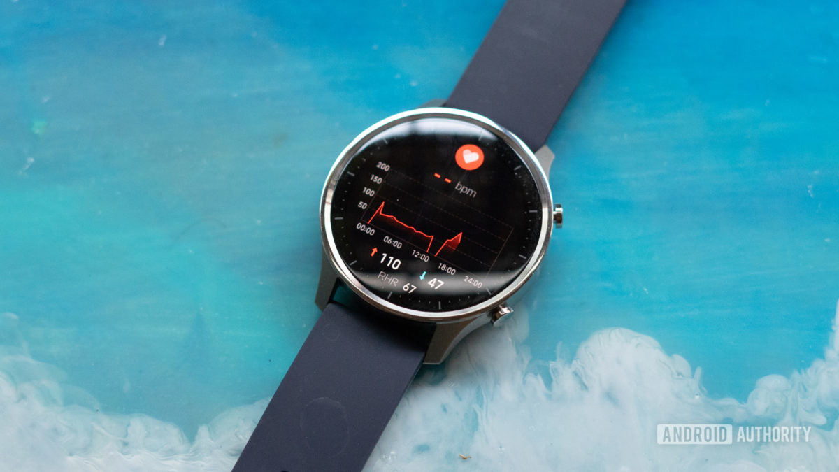 Mi Watch Revolve heart rate monitoring