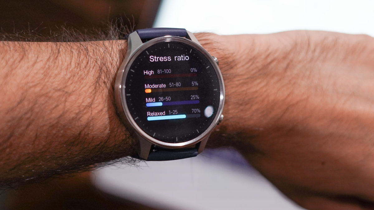 stress levels Mi Watch Revolve